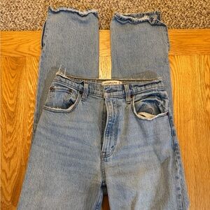 Abercrombie & Fitch Blue Straight Leg Jeans